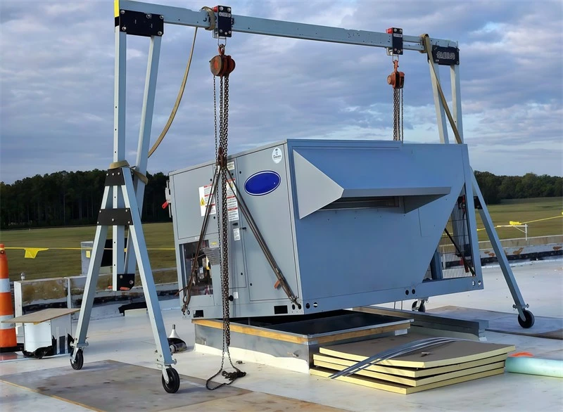 3 ton aluminum gantry crane(4)