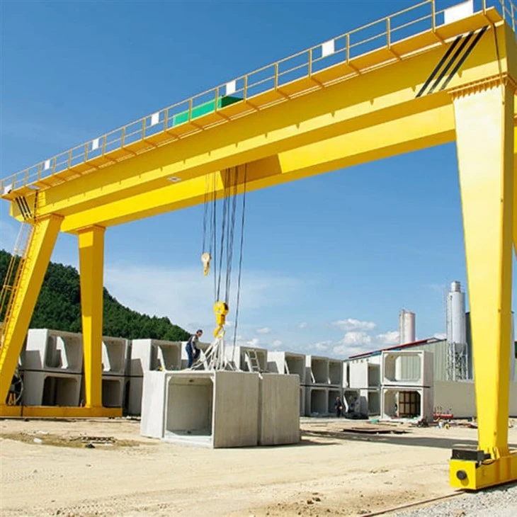 Customized Electric Motor Driven Double Girder Gantry Crane