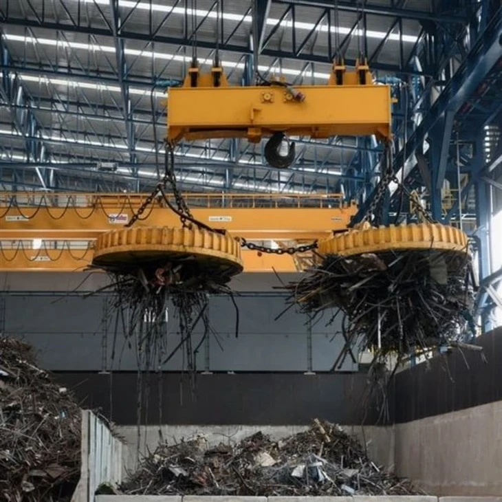 Junkyard Magnet Crane