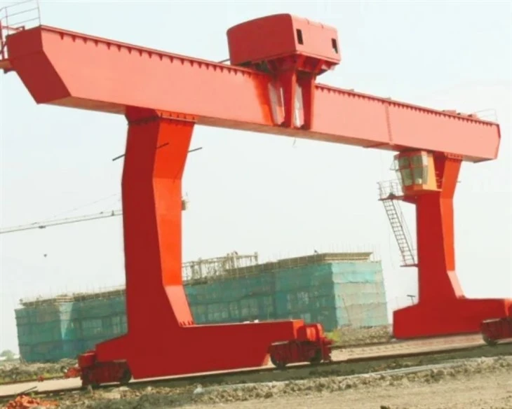 L type single main beam hook gantry crane(4)