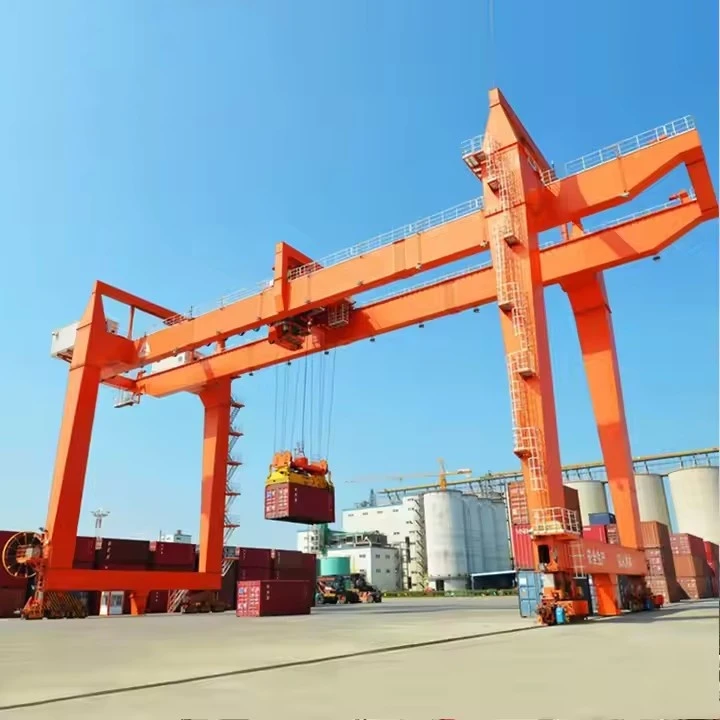Kren Gantry Dipasang Rel Berganda MG