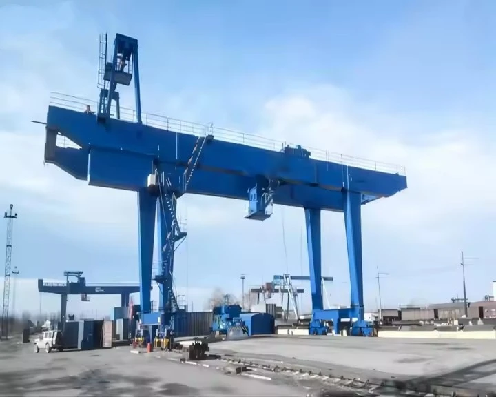 Kren Gantry Mg Dipasang Rel