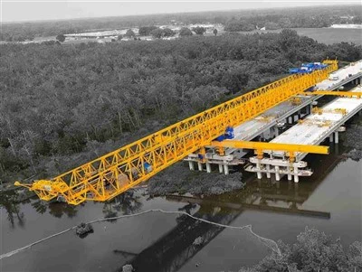 Mesin Pelancaran 100ton Girder