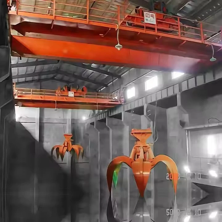 With Grab Waste Grab Bridge Crane high quality